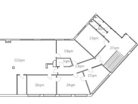 275 m² attraktive Bürofläche auf einer Etage