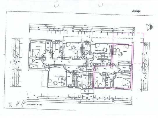 Klecken, schöne 3-Zimmer-Wohnung mit Einbauküche und Garten