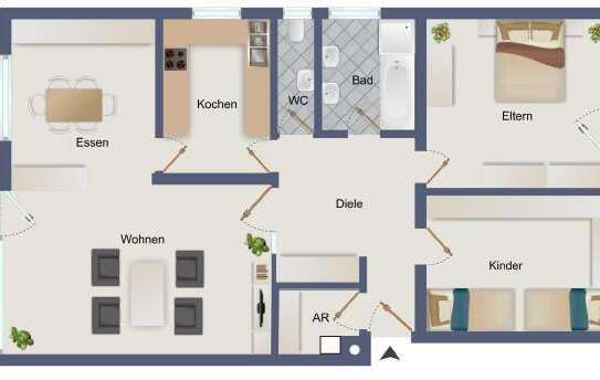 Schöne helle Wohnung, in Landau in der Pfalz