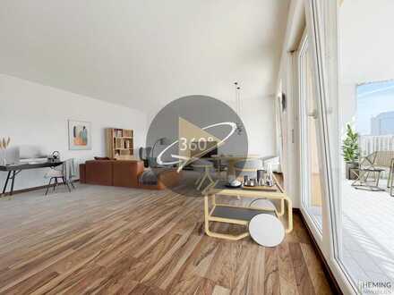 HEMING-IMMOBILIEN - Lichtdurchflutete Stadtwohnung mit großem Balkon am Rebstockpark