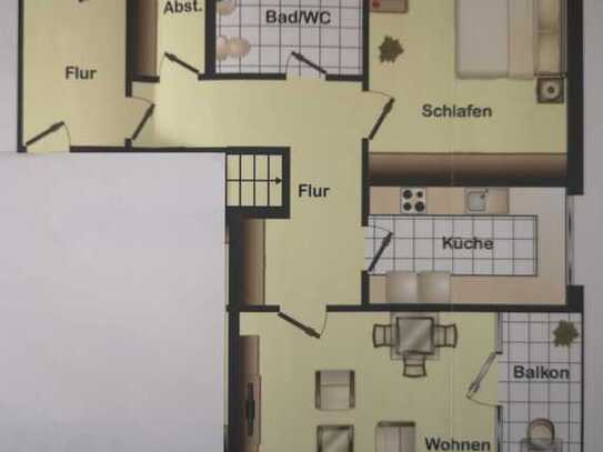 Geräumige 2-Zimmer-Wohnung in 72768, Reutlingen - Sickenhausen