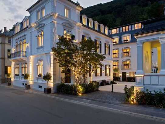 Boutique Hotel Heidelberg Suites mit Schloss und Altstadtblick