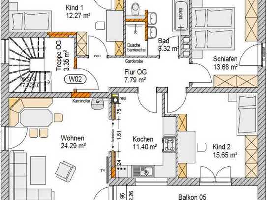 Erstbezug nach Sanierung - Geräumige 4-Zimmer-Wohnung in ruhiger Lage mit Garten!