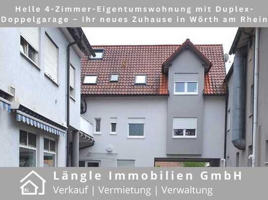 *Provisionsfrei* Helle 4-Zimmer-ETW mit Duplex-Doppelgarage – Ihr neues Zuhause in Wörth am Rhein