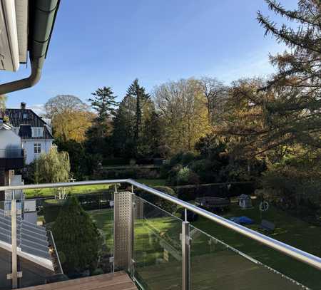 Moderne 2-Zimmer Penthouse Wohnung an der Elbchaussee courtagefrei