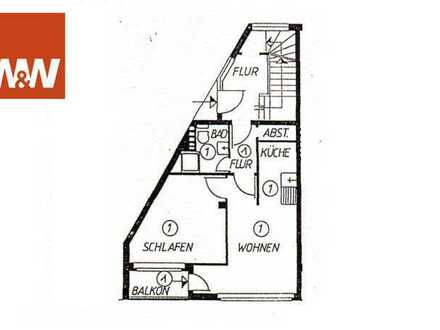 Charmante 2-Zimmer-Wohnung im Erdgeschoss eines Mehrfamilienhauses