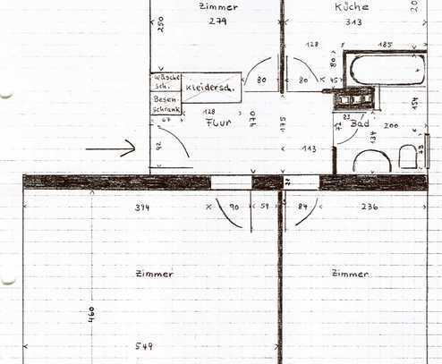 Möblierte 2,5 Zi Wohnung auf Zeit (befristet auf 3 Jahre)