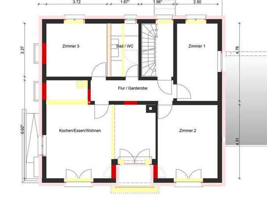 Erstbezug nach Sanierung und Einbauküche: Geschmackvolle 4-Zimmer-Wohnung mit geh. Innenausstattung