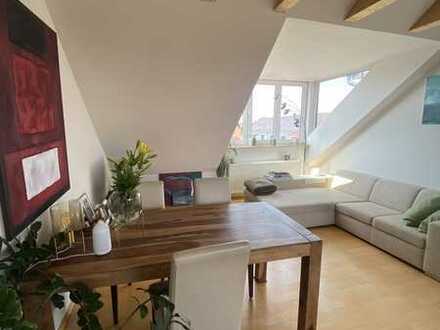 Wunderschöne Dachterrassen-Wohnung möbliert in Maxvorstadt, München