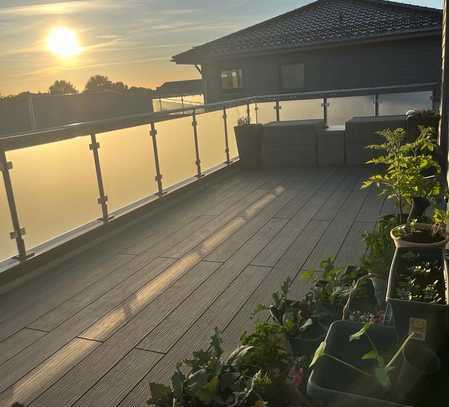 Hochwertige 3-Zimmer-Wohnung mit Dachterrasse zu vermieten