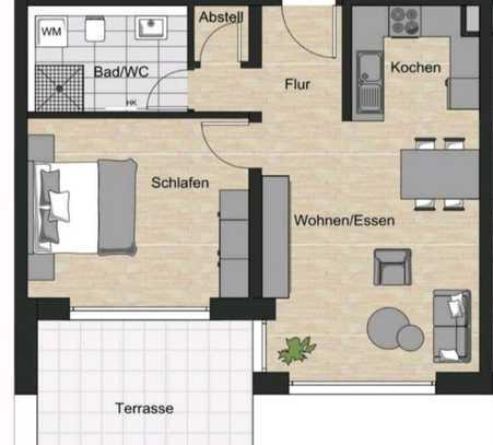 Moderne 2,5 Zimmerwohnung