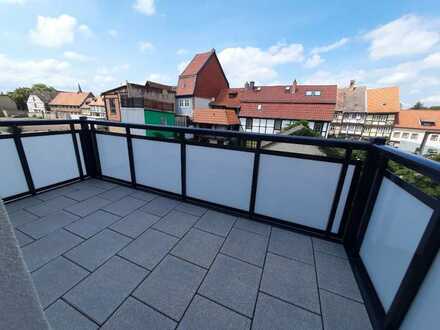 Mitten in Quedlinburg: Erstbezug - sehr schöne Wohnung mit zwei Zimmern und Balkon