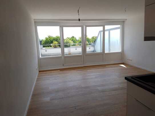 Modernes Appartement mit Alpenblick, 1,5 Zimmer, Ravensburg/West mit Dachterrasse