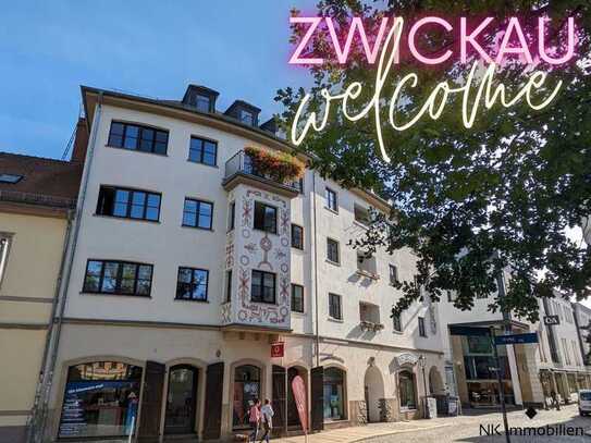 ++ schickes, neues Zuhause - 4-Raum Wohnung direkt im Zentrum - Balkon & viel Stauraum ++