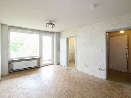 Helle 1-Zimmer-Wohnung mit Süd-Balkon in München!