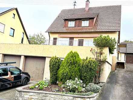 Freistehendes Einfamilienhaus mit Garten Doppelgarage und Schuppen in Mühlacker-Großglattbach!