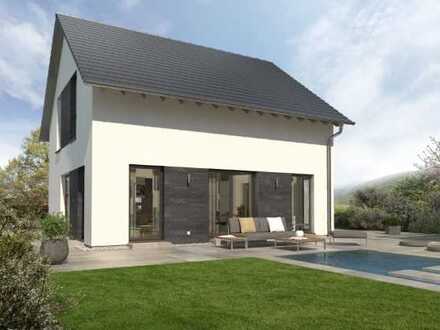 Design Doppelhaus auf schönem, ruhigen Grundstück