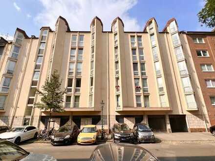 Appartement inkl. PKW-Stellplatz als solide Kapitalanlage im begehrten Stadtteil Unterbilk