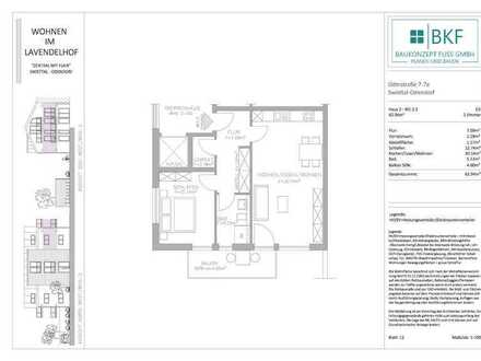 Wohnen im Lavendelhof, exklusive Obergeschosswohnung mit Balkon