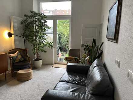 Am Brandtzplatz, Ehrenfeld: 4 Zimmer Wohnung Erdgeschoss-Souterrain mit Garten