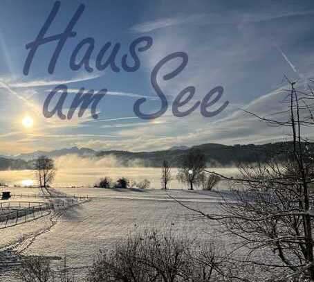 Einzigartiges Anwesen in erster Seereihe - Seeblick & Bergpanorama - 20 Minuten südlich von München