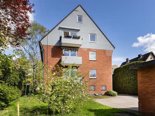 KAPITALANLAGE!!! Vermietete EG-Wohnung mit Balkon und Gartenfläche - Fußläufig zum Tibarg