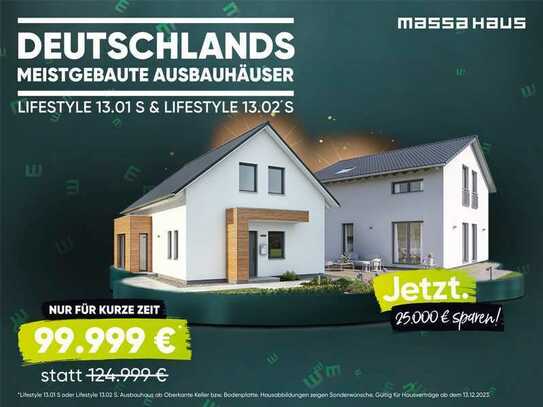 Schönes Baugrundstück für eine Doppelhaushälfte in zentraler Lage in Adenbüttel; Bauen mit Massa