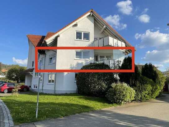 Gepflegte 3-Raum-Wohnung mit Balkon und Einbauküche in Essingen