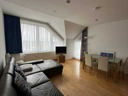 3+ Zimmer-DG-Wohnung, hochwertig möbliert, ausgebauter Dachboden, Weidach, am Naherholungsgebiet