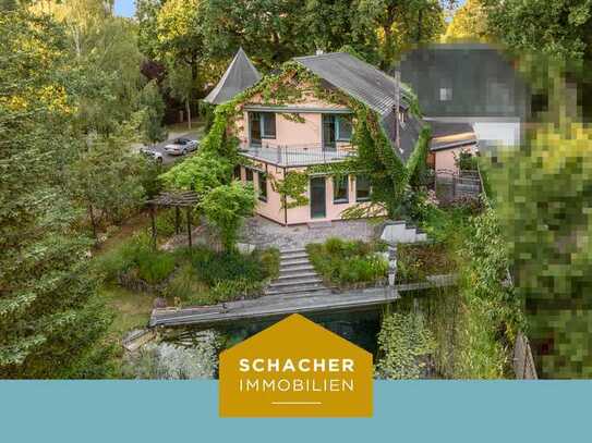 Großzügiges Architektenhaus mit Türmchen in bester Lage und direkter Nähe vom Lindenweiher