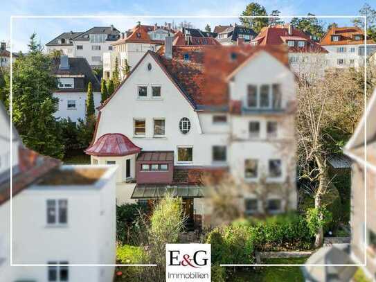 Charmantes Jugendstil-Stadthaus mit Einliegerwohnung und großem Garten