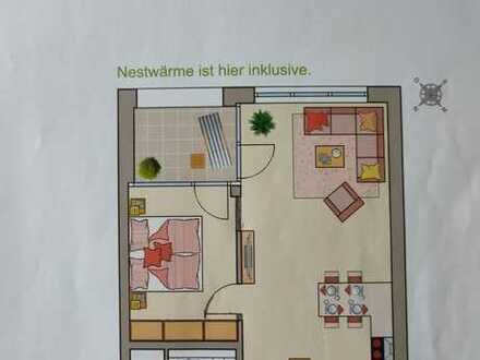 Exklusive neuwertige 2-Zi Whg+TG-Stellplatz, EBK+Loggia. 58,06 qm + 5,64qm Abstell frei ab 15.4.24