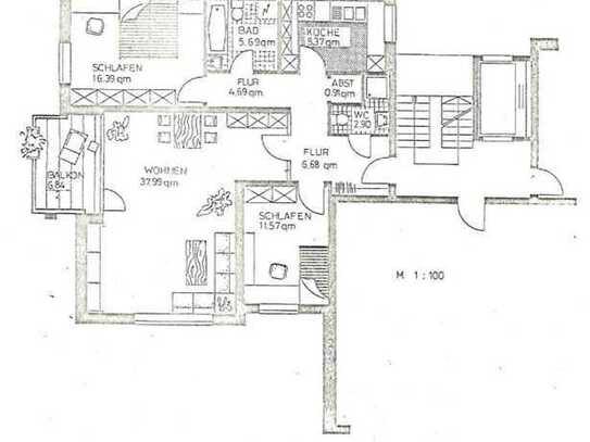 Helle 3 Zimmer Wohnung im Zentrum Langenhagens