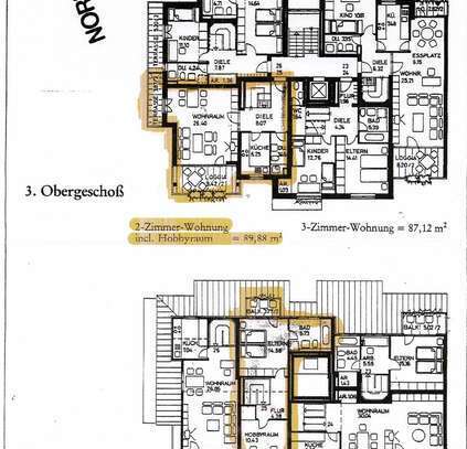 Stilvolle, gepflegte 3-Zimmer-Maisonette-Wohnung mit Balkon und EBK in Hannover