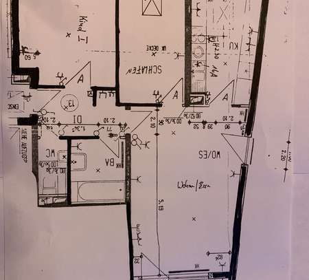 Attraktive 3-Zimmer-Wohnung mit schöner großer Loggia und EBK in Leimen