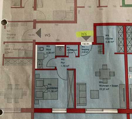 Schöne 2,5-Zimmer-Wohnung mit Einbauküche und Balkon in Ebenweiler