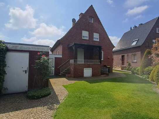 Steinfurt-Borghorst, Einfamilienhaus mit Keller und Garage in ruhiger Wohnlage zu verkaufen