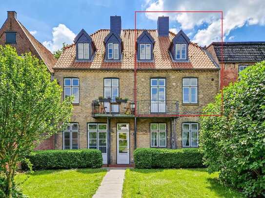 Altbau-Maisonette-Wohnung mit Blick auf die Gracht