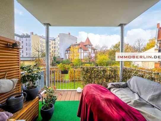 IMMOBERLIN.DE - Toplage City-West! Helle Wohnung mit Südwestbalkon & schönem Parkblick