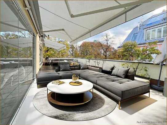 Penthouse- Paradies am Effnerplatz: Lichtdurchflutet, riesige Terrasse und Wintergarten!