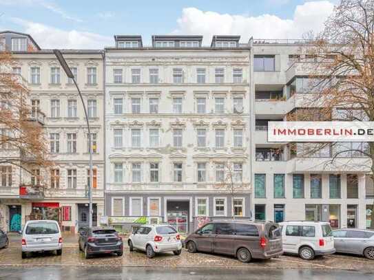 IMMOBERLIN.DE - Sympathische Altbauwohnung mit großer Westterrasse & kleinem Garten in ruhiger Garte