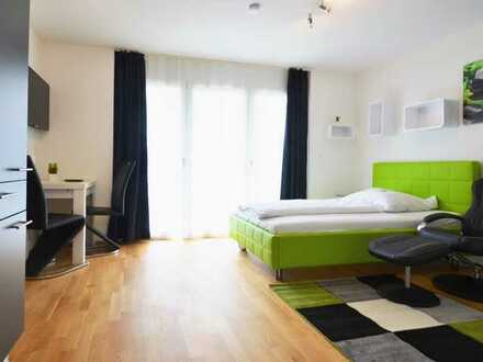 ab 13.05. freies 1-Zimmer-Apartment, möbliert & komplett ausgestattet, zentral in Mörfelden