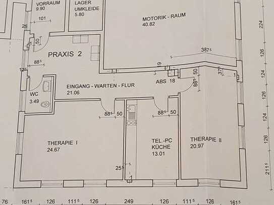 großzügige Praxisräume zu vermieten 80 m²