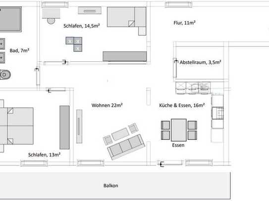 Erstbezug: 3,5-Raum-Wohnung mit gehobener Innenausstattung und EBK in Sulz-Glatt. 65km bis Stuttgart