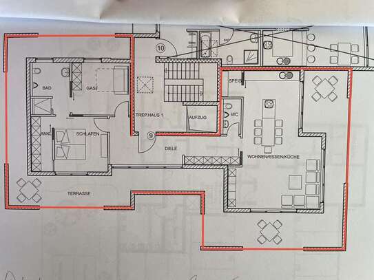 Wunderschöne 3-Zimmer-Penthouse-Wohnung in Marktheidenfeld