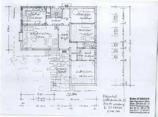 Drei Mieter gesucht für Bungalow mit Garten in Würzburg Frauenland