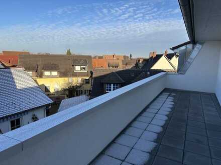 In Ettenheim: Gepflegte Dachgeschosswohnung mit vier Zimmern und Balkon