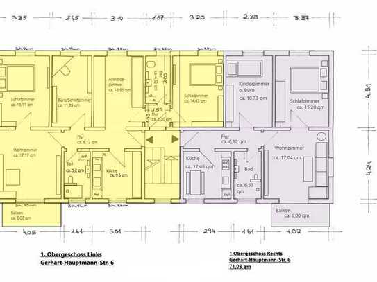 Schöne 5-Zimmer-Wohnung mit Balkon und Einbauküche in Uslar