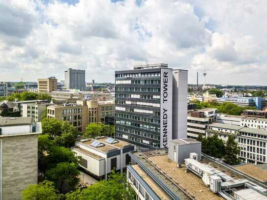 Attraktive Büroflächen im Essener Citykern | Aussicht über Essen | Provisionsfrei