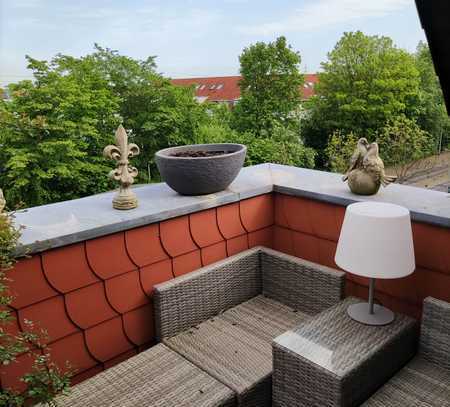 traumhafte 2-Zimmer Wohnung in Dormagen-Rheinfeld mit Dachterrasse